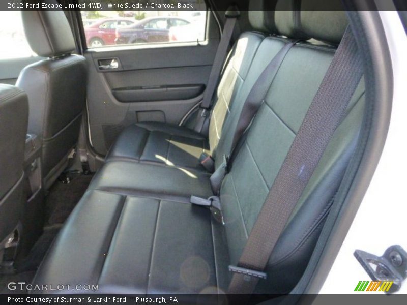 White Suede / Charcoal Black 2012 Ford Escape Limited 4WD