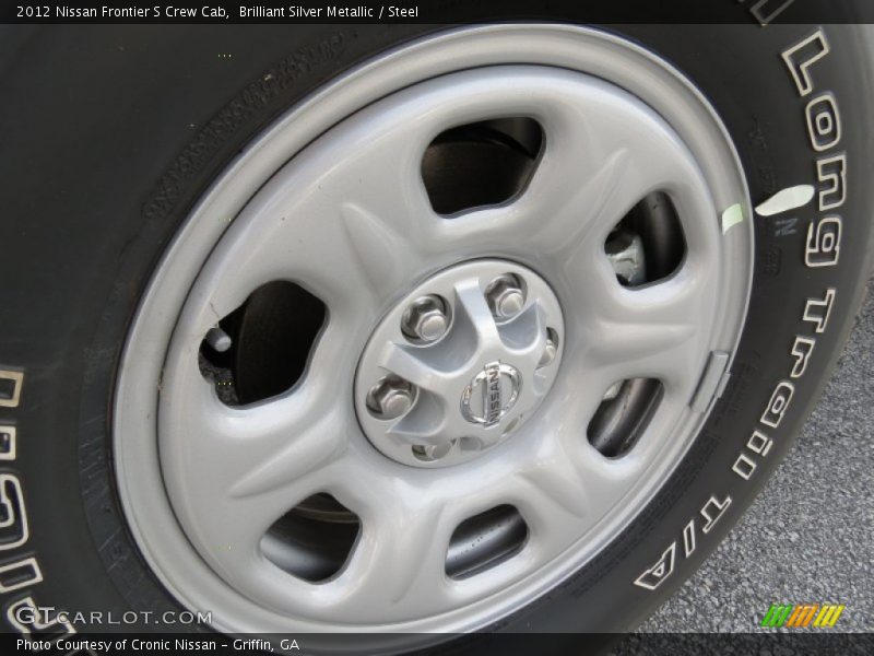 Brilliant Silver Metallic / Steel 2012 Nissan Frontier S Crew Cab