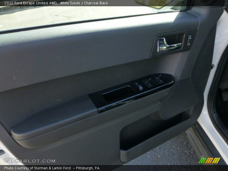 White Suede / Charcoal Black 2012 Ford Escape Limited 4WD
