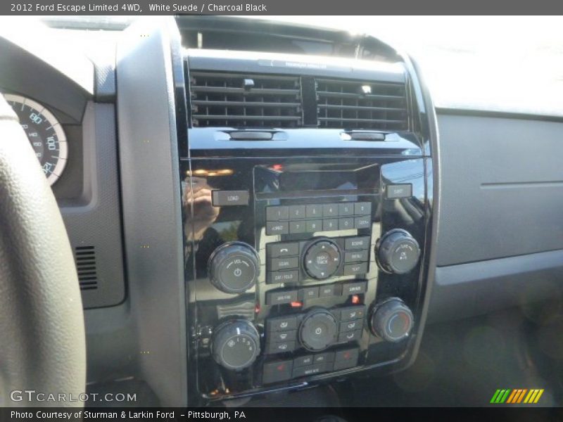 White Suede / Charcoal Black 2012 Ford Escape Limited 4WD