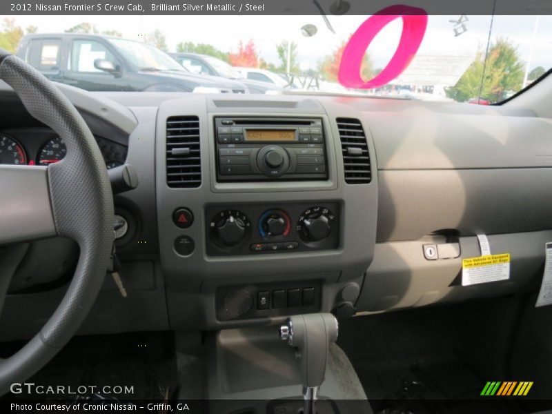 Brilliant Silver Metallic / Steel 2012 Nissan Frontier S Crew Cab