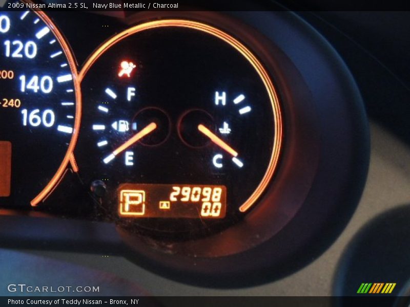 Navy Blue Metallic / Charcoal 2009 Nissan Altima 2.5 SL