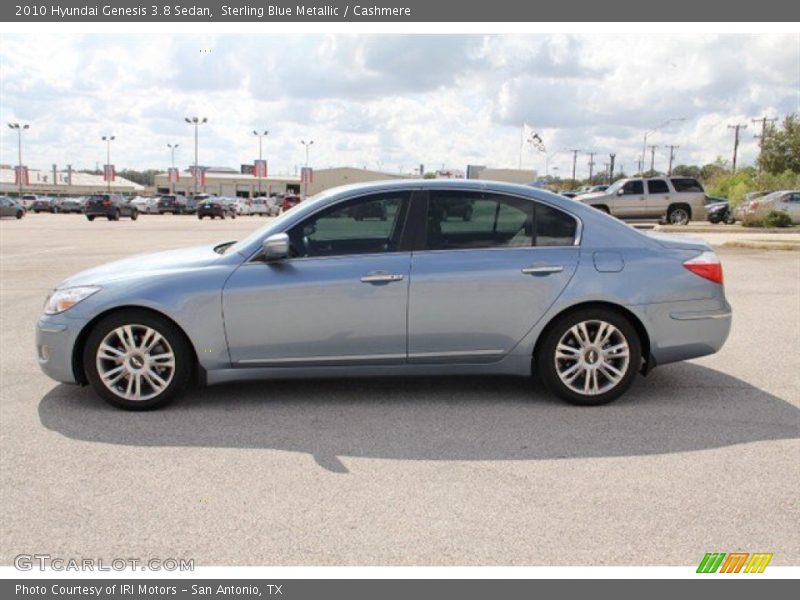 Sterling Blue Metallic / Cashmere 2010 Hyundai Genesis 3.8 Sedan