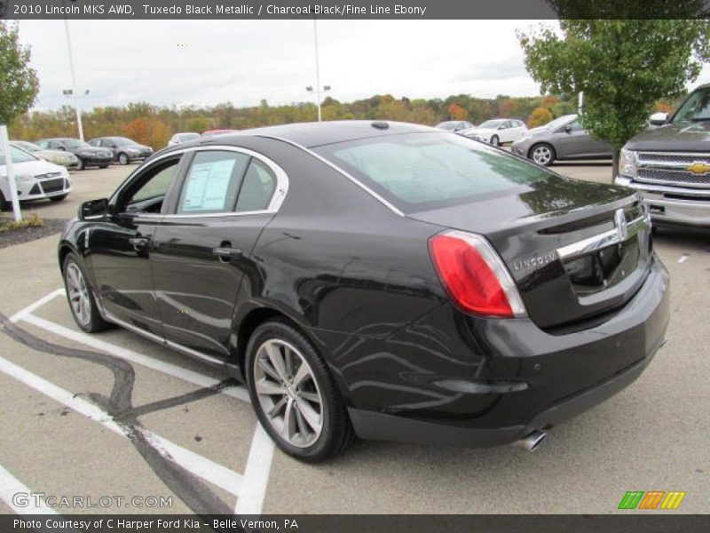 Tuxedo Black Metallic / Charcoal Black/Fine Line Ebony 2010 Lincoln MKS AWD