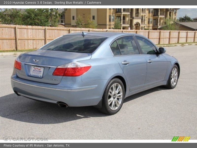Sterling Blue Metallic / Cashmere 2010 Hyundai Genesis 3.8 Sedan