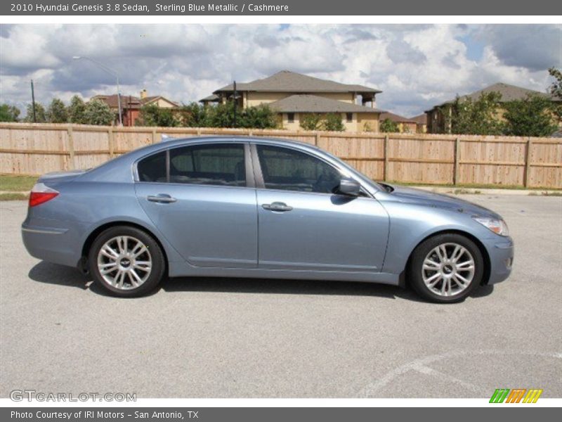 Sterling Blue Metallic / Cashmere 2010 Hyundai Genesis 3.8 Sedan