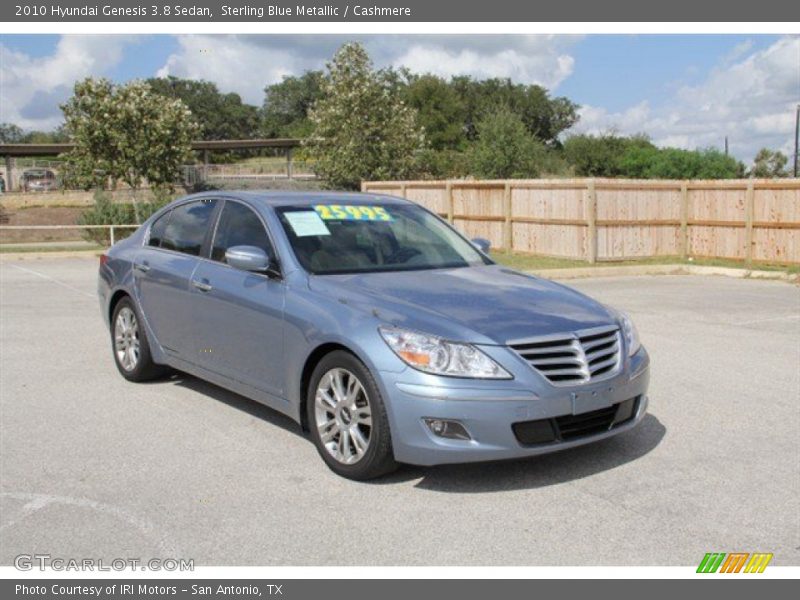 Sterling Blue Metallic / Cashmere 2010 Hyundai Genesis 3.8 Sedan