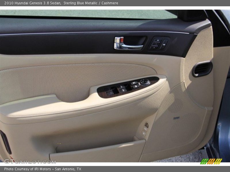 Sterling Blue Metallic / Cashmere 2010 Hyundai Genesis 3.8 Sedan