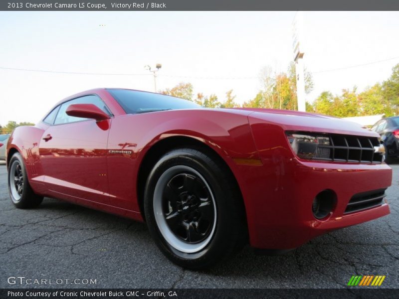 Victory Red / Black 2013 Chevrolet Camaro LS Coupe