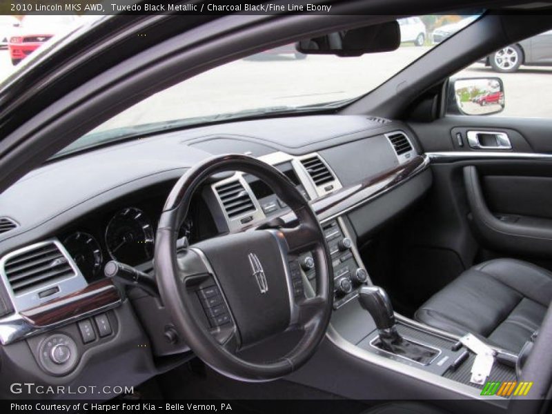 Tuxedo Black Metallic / Charcoal Black/Fine Line Ebony 2010 Lincoln MKS AWD