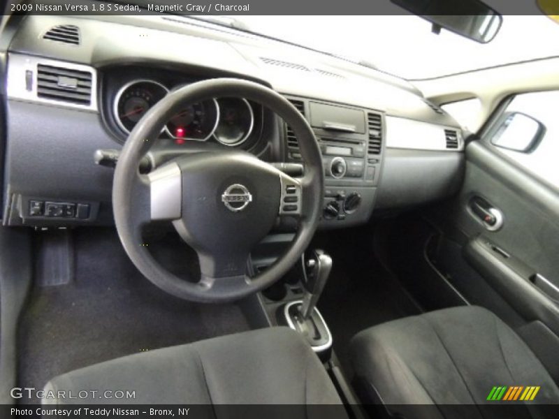 Magnetic Gray / Charcoal 2009 Nissan Versa 1.8 S Sedan