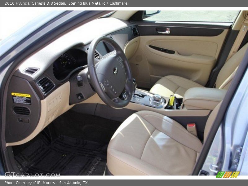 Sterling Blue Metallic / Cashmere 2010 Hyundai Genesis 3.8 Sedan