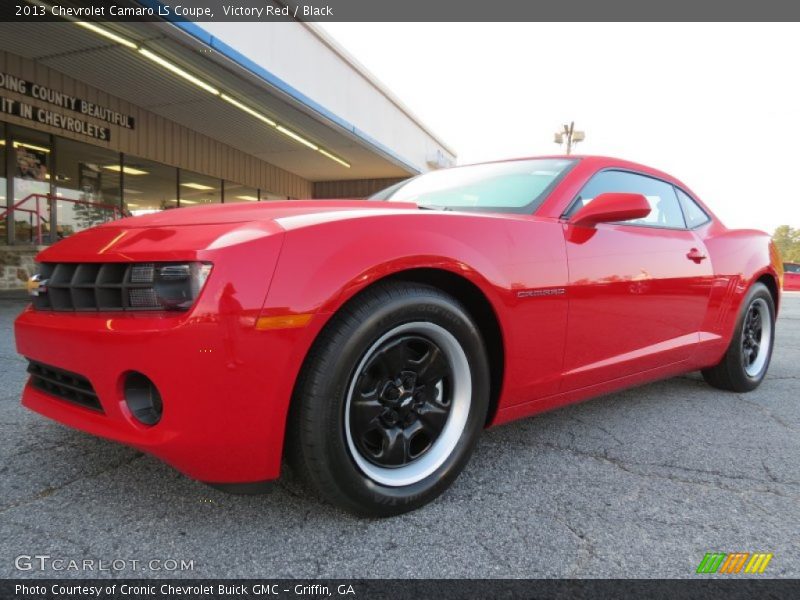 Victory Red / Black 2013 Chevrolet Camaro LS Coupe