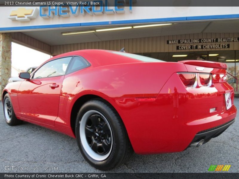 Victory Red / Black 2013 Chevrolet Camaro LS Coupe