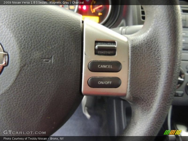 Magnetic Gray / Charcoal 2009 Nissan Versa 1.8 S Sedan