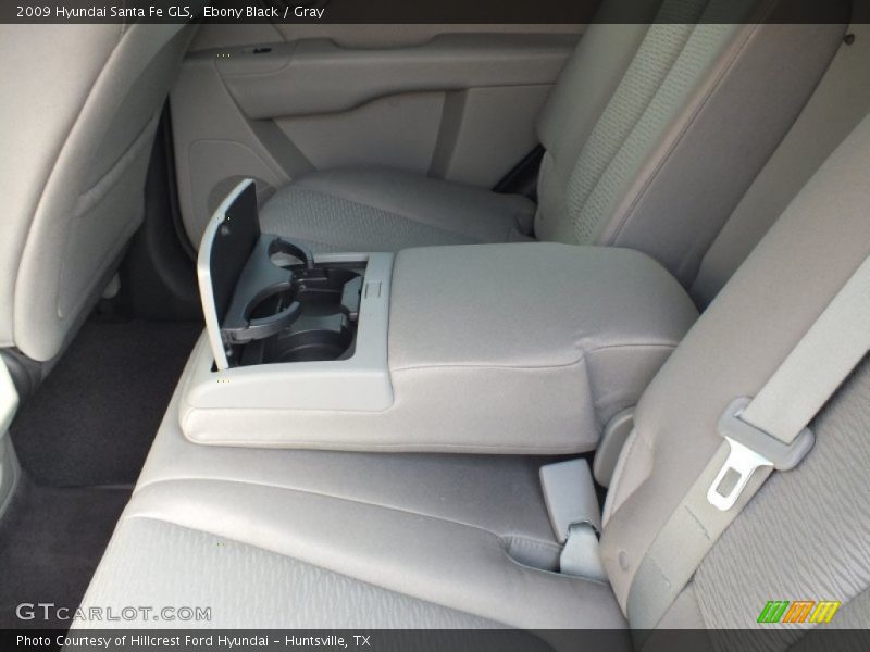 Ebony Black / Gray 2009 Hyundai Santa Fe GLS
