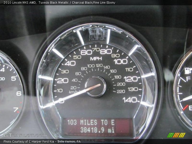 Tuxedo Black Metallic / Charcoal Black/Fine Line Ebony 2010 Lincoln MKS AWD