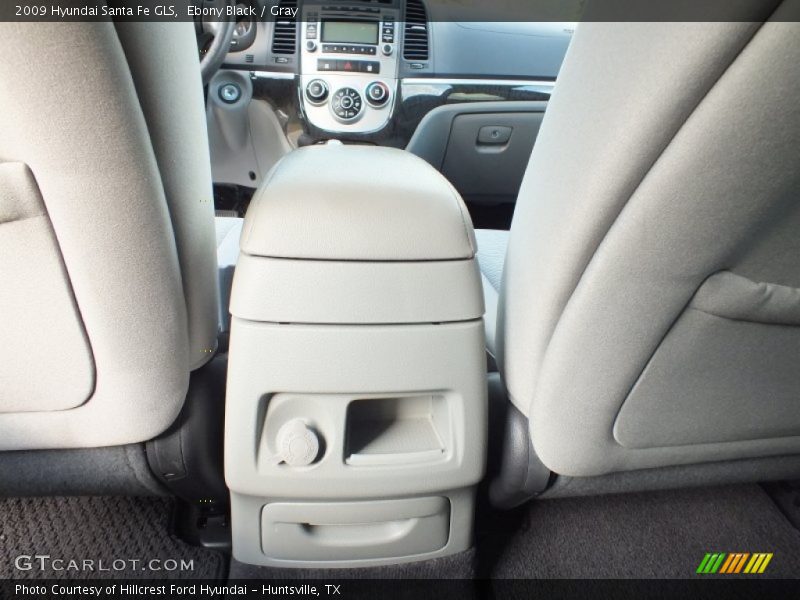 Ebony Black / Gray 2009 Hyundai Santa Fe GLS