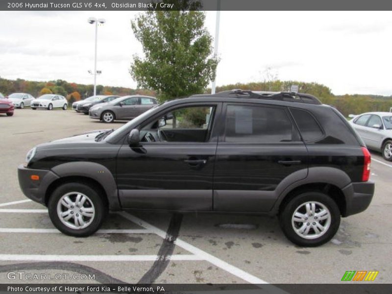 Obsidian Black / Gray 2006 Hyundai Tucson GLS V6 4x4