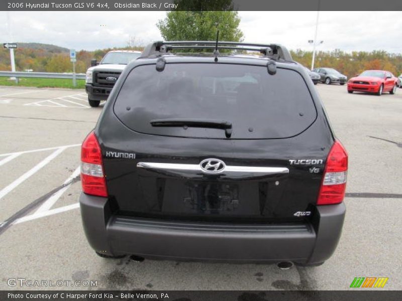 Obsidian Black / Gray 2006 Hyundai Tucson GLS V6 4x4