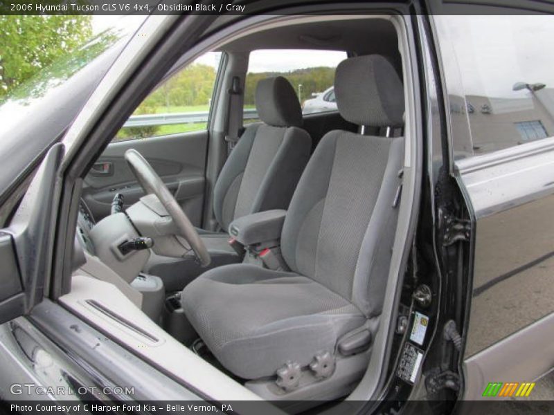 Obsidian Black / Gray 2006 Hyundai Tucson GLS V6 4x4