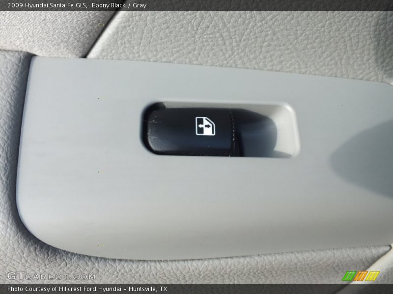 Ebony Black / Gray 2009 Hyundai Santa Fe GLS