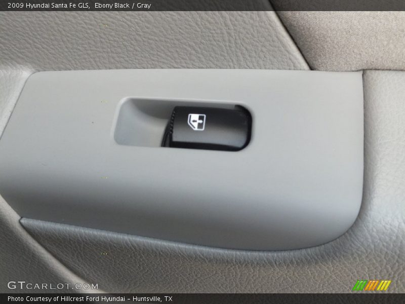 Ebony Black / Gray 2009 Hyundai Santa Fe GLS