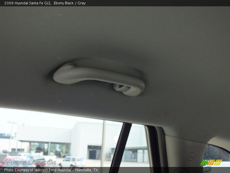 Ebony Black / Gray 2009 Hyundai Santa Fe GLS