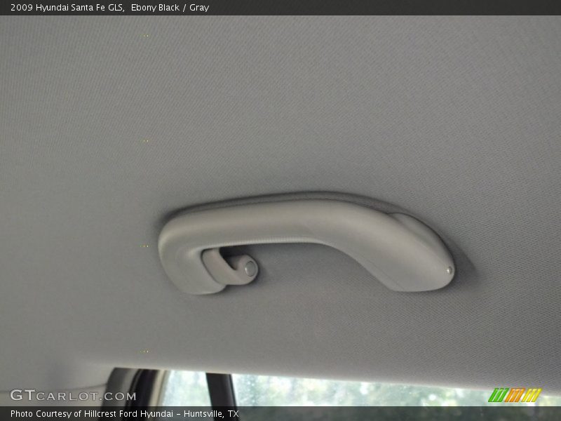 Ebony Black / Gray 2009 Hyundai Santa Fe GLS
