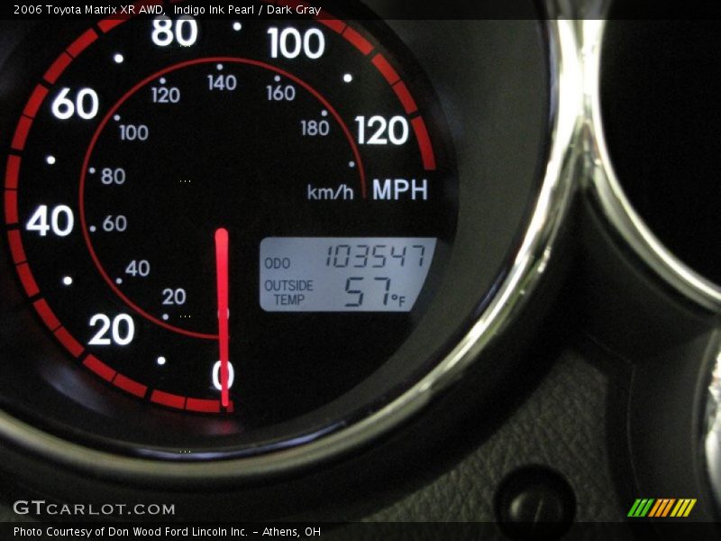Indigo Ink Pearl / Dark Gray 2006 Toyota Matrix XR AWD