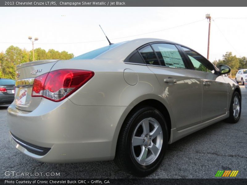 Champagne Silver Metallic / Jet Black 2013 Chevrolet Cruze LT/RS