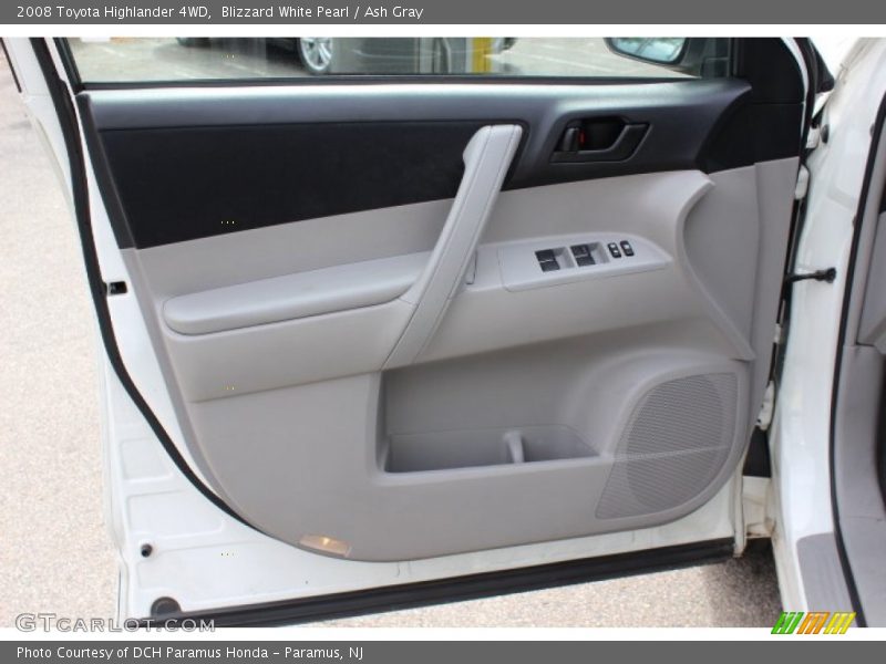 Blizzard White Pearl / Ash Gray 2008 Toyota Highlander 4WD