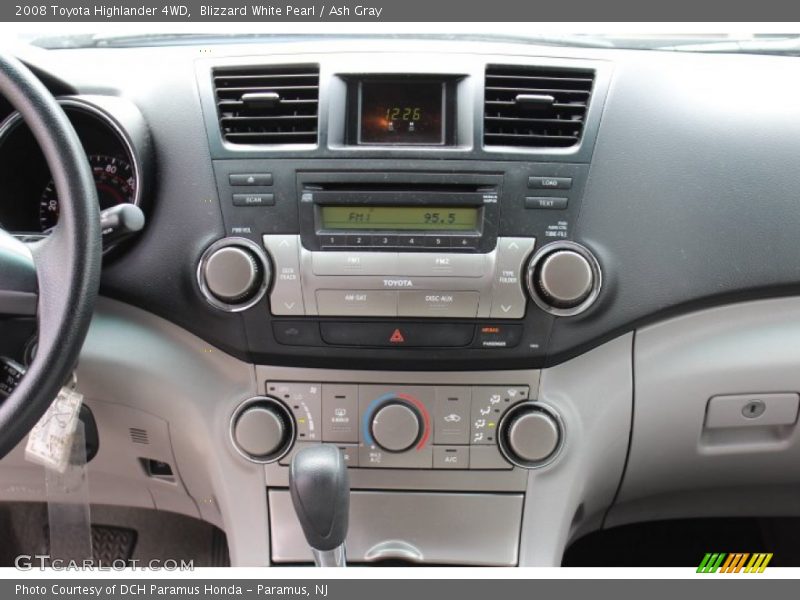 Blizzard White Pearl / Ash Gray 2008 Toyota Highlander 4WD