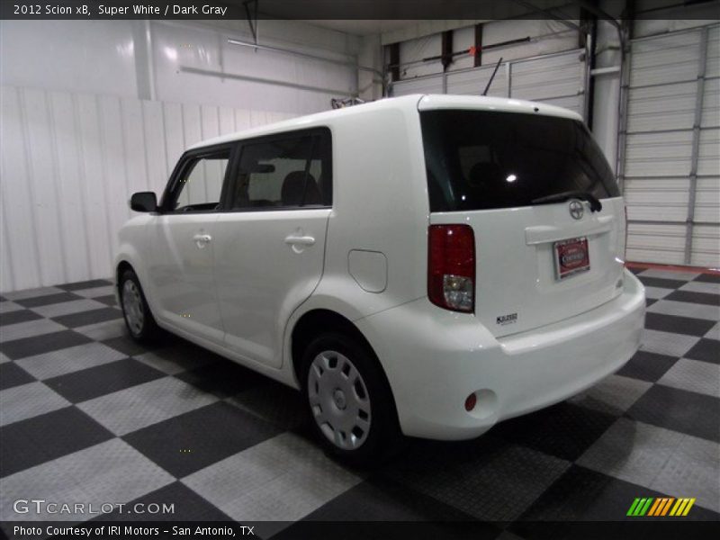 Super White / Dark Gray 2012 Scion xB