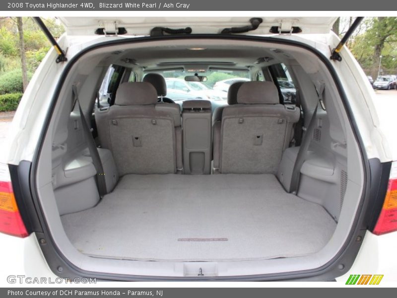 Blizzard White Pearl / Ash Gray 2008 Toyota Highlander 4WD