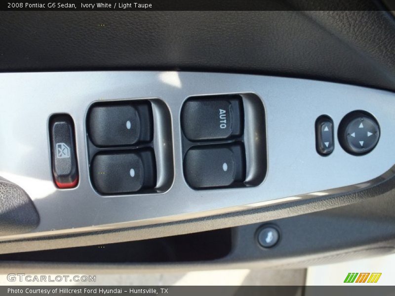 Ivory White / Light Taupe 2008 Pontiac G6 Sedan