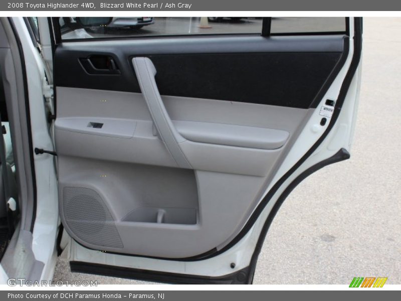 Blizzard White Pearl / Ash Gray 2008 Toyota Highlander 4WD