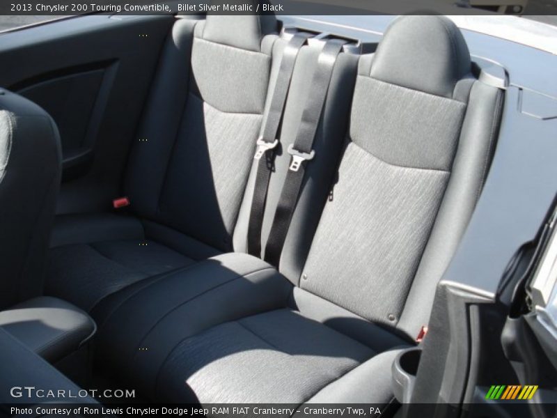 Billet Silver Metallic / Black 2013 Chrysler 200 Touring Convertible