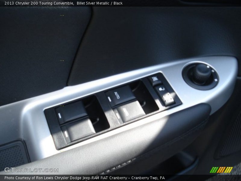 Billet Silver Metallic / Black 2013 Chrysler 200 Touring Convertible