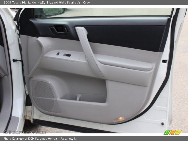 Blizzard White Pearl / Ash Gray 2008 Toyota Highlander 4WD