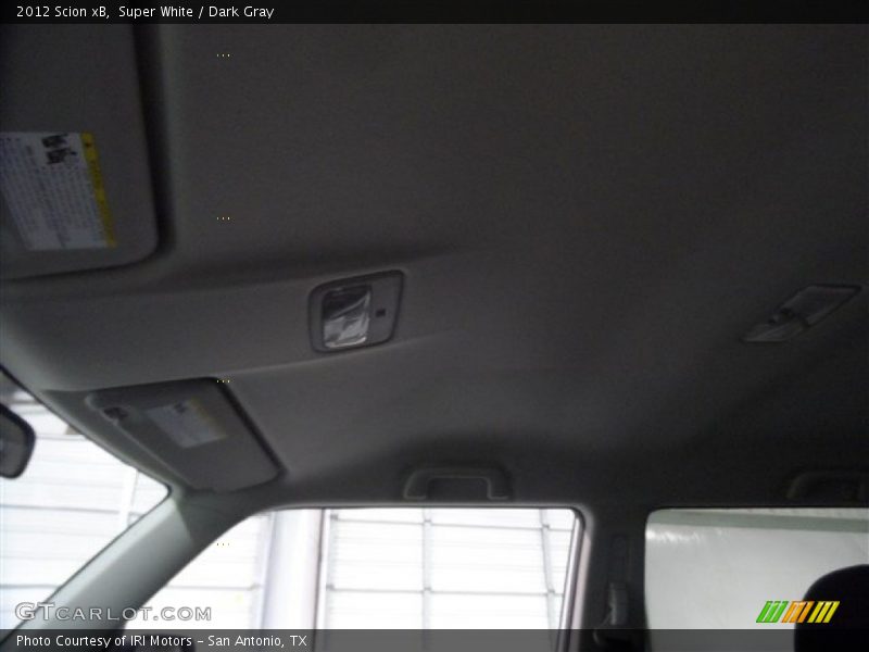 Super White / Dark Gray 2012 Scion xB