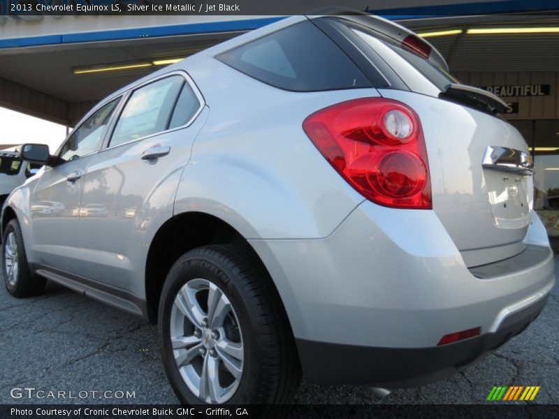 Silver Ice Metallic / Jet Black 2013 Chevrolet Equinox LS