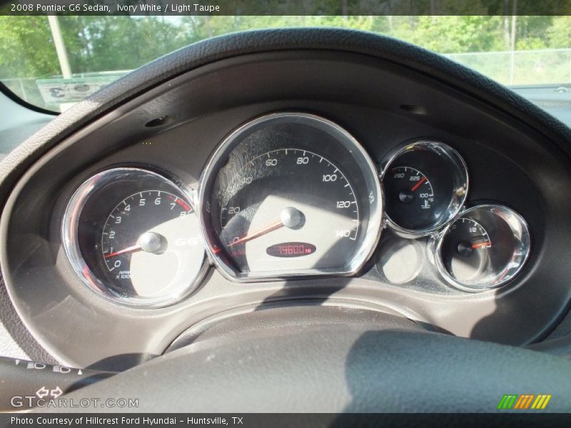 Ivory White / Light Taupe 2008 Pontiac G6 Sedan