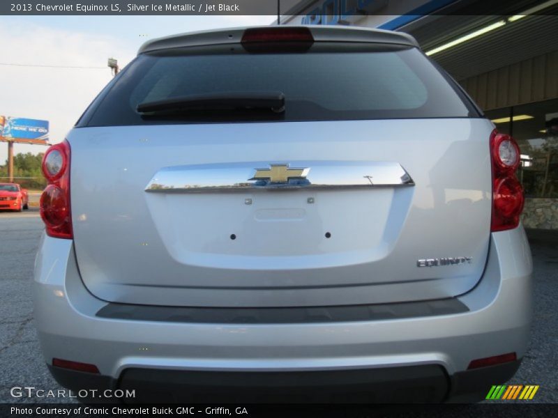 Silver Ice Metallic / Jet Black 2013 Chevrolet Equinox LS