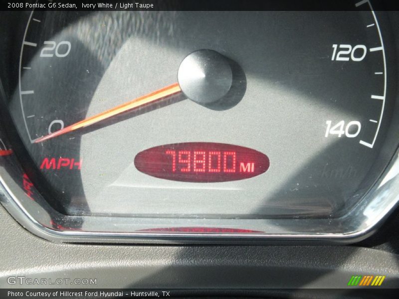 Ivory White / Light Taupe 2008 Pontiac G6 Sedan