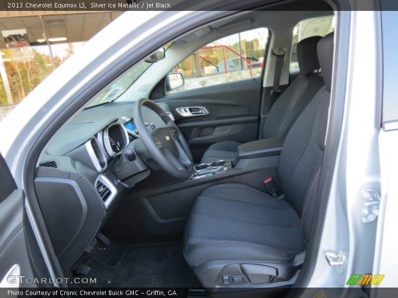 Silver Ice Metallic / Jet Black 2013 Chevrolet Equinox LS