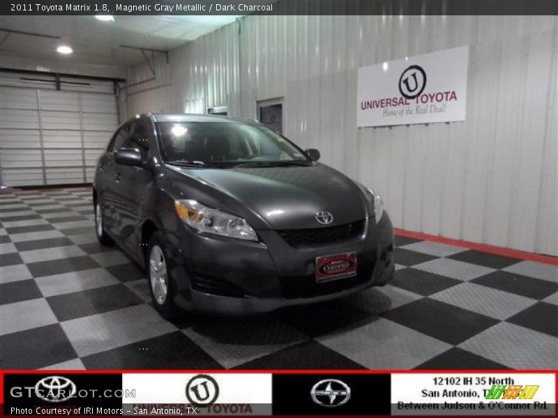 Magnetic Gray Metallic / Dark Charcoal 2011 Toyota Matrix 1.8