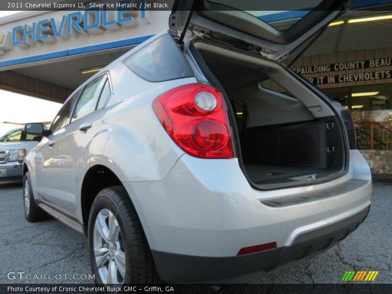 Silver Ice Metallic / Jet Black 2013 Chevrolet Equinox LS