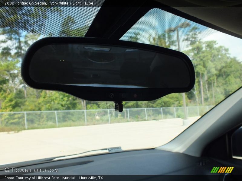 Ivory White / Light Taupe 2008 Pontiac G6 Sedan