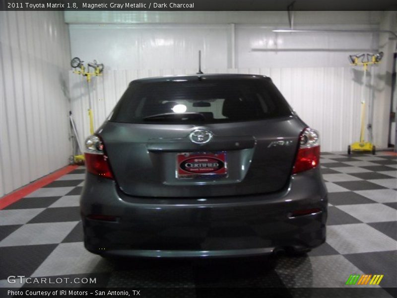 Magnetic Gray Metallic / Dark Charcoal 2011 Toyota Matrix 1.8